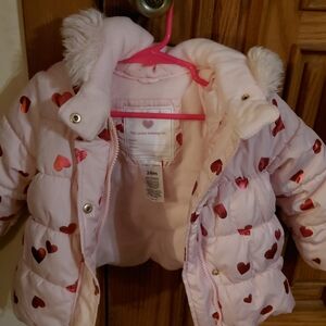 Carter's Pink Heart Jacket